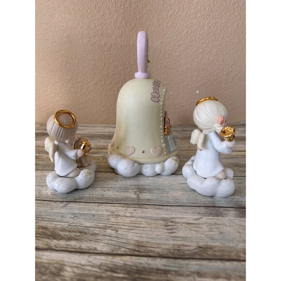 Precious Moments Heavenly Daze Angel Bell 3-Piece Set "Good Note" 879614 No Box - Picture 4 of 16